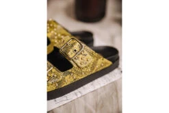 Freeman T. Porter Conny Sandales En Cuir Femme, Yellow