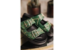 Freeman T. Porter Conny Sandales En Cuir Femme, Green