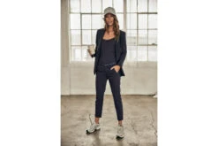 Freeman T. Porter Dansy Rib Débardeur Dentelle Femme, Total Eclipse