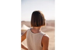 Freeman T. Porter Dulcia Pointelle Débardeur Ajouré Femme, Gold