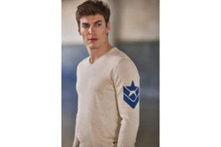 Freeman T. Porter Edgar Trosa Pull Col V Homme, Overcast