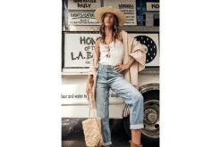 Freeman T. Porter Edita Jeans Taille Haute Femme, Figari