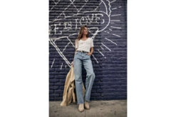 Freeman T. Porter Ester Jeans Taille Haute Femme, Pamplone