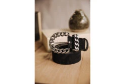 Freeman T. Porter Eularia Ceinture En Cuir Femme, Black