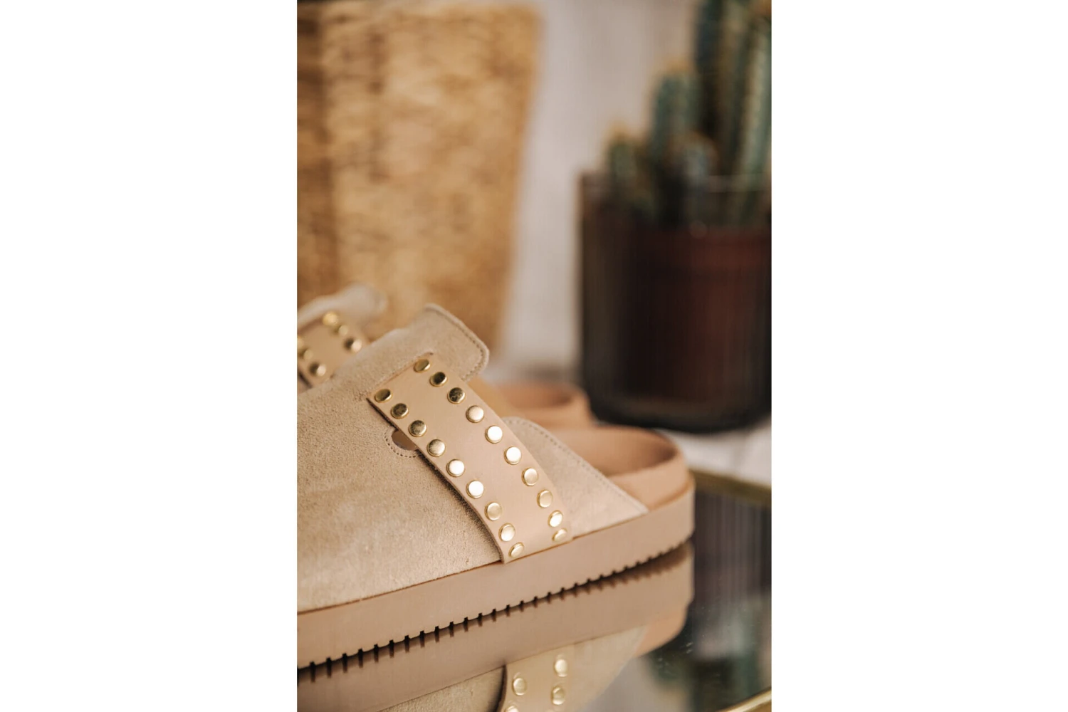 Freeman T. Porter Eyana Sabots En Cuir Femme, Cappuccino