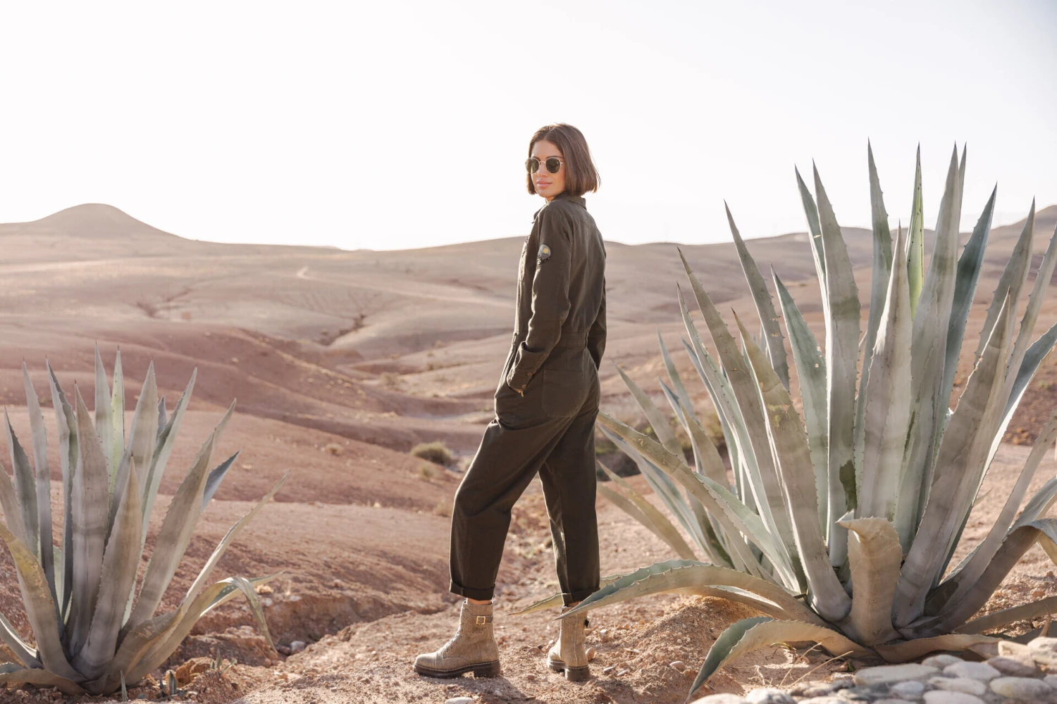 Freeman T. Porter Garance Bootcamp Combinaison Manches Longues Femme, Rosin – Image 2