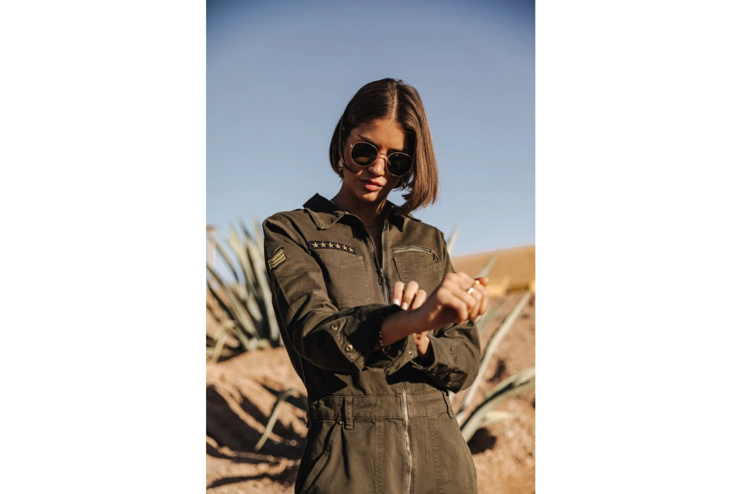 Freeman T. Porter Garance Bootcamp Combinaison Manches Longues Femme, Rosin – Image 6