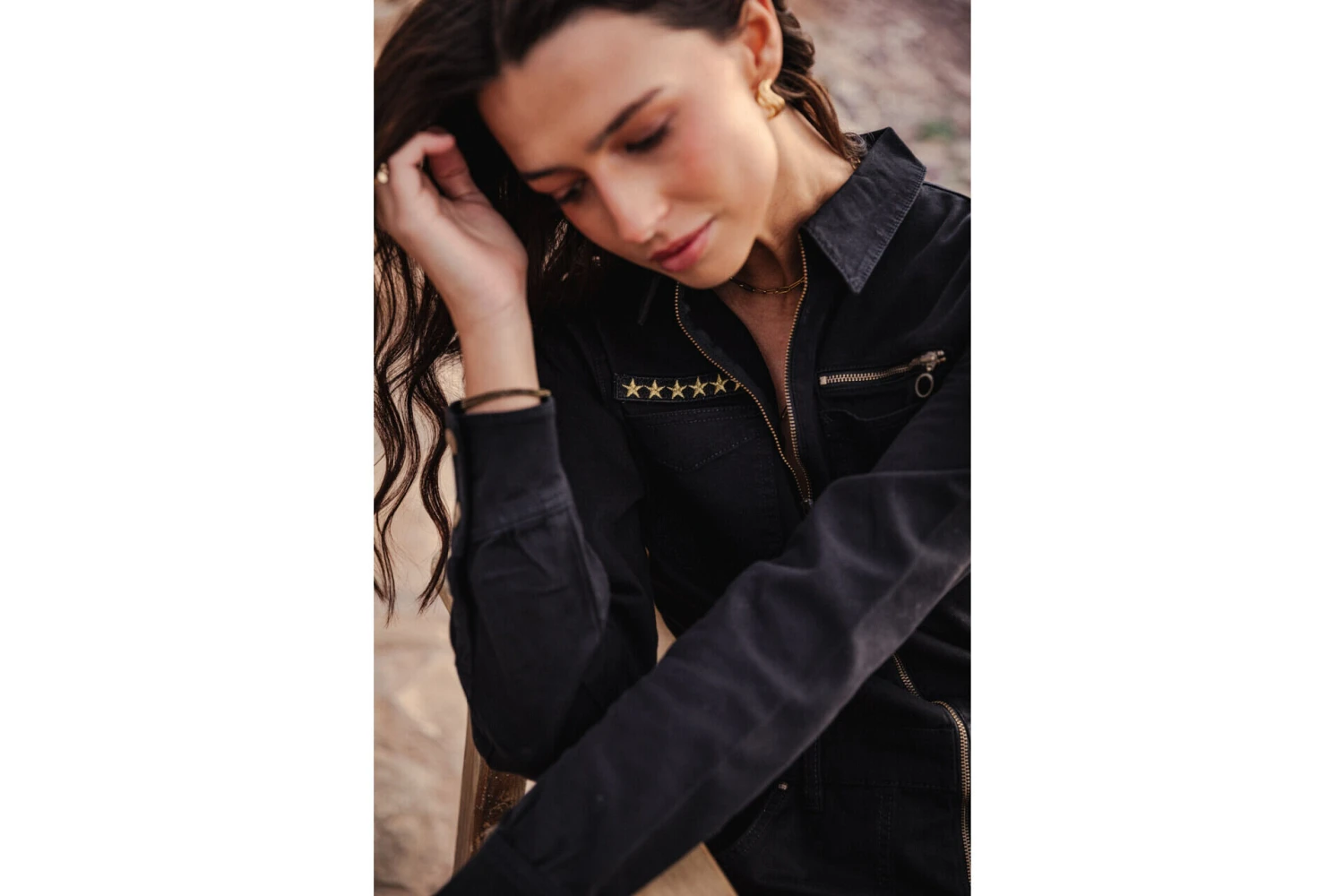 Freeman T. Porter Garance Bootcamp Combinaison Manches Longues Femme, Black – Image 3