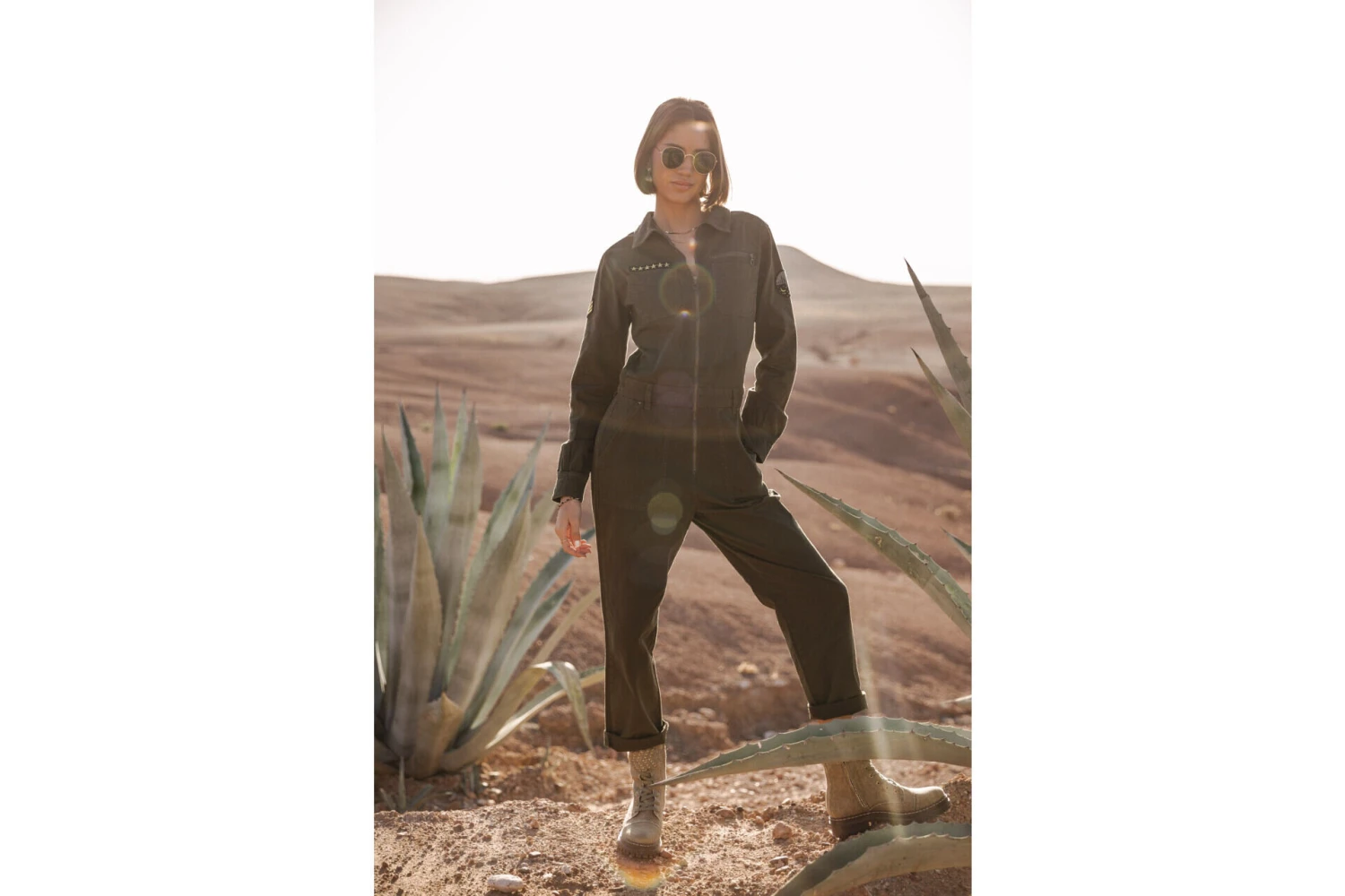 Freeman T. Porter Garance Bootcamp Combinaison Manches Longues Femme, Rosin – Image 8