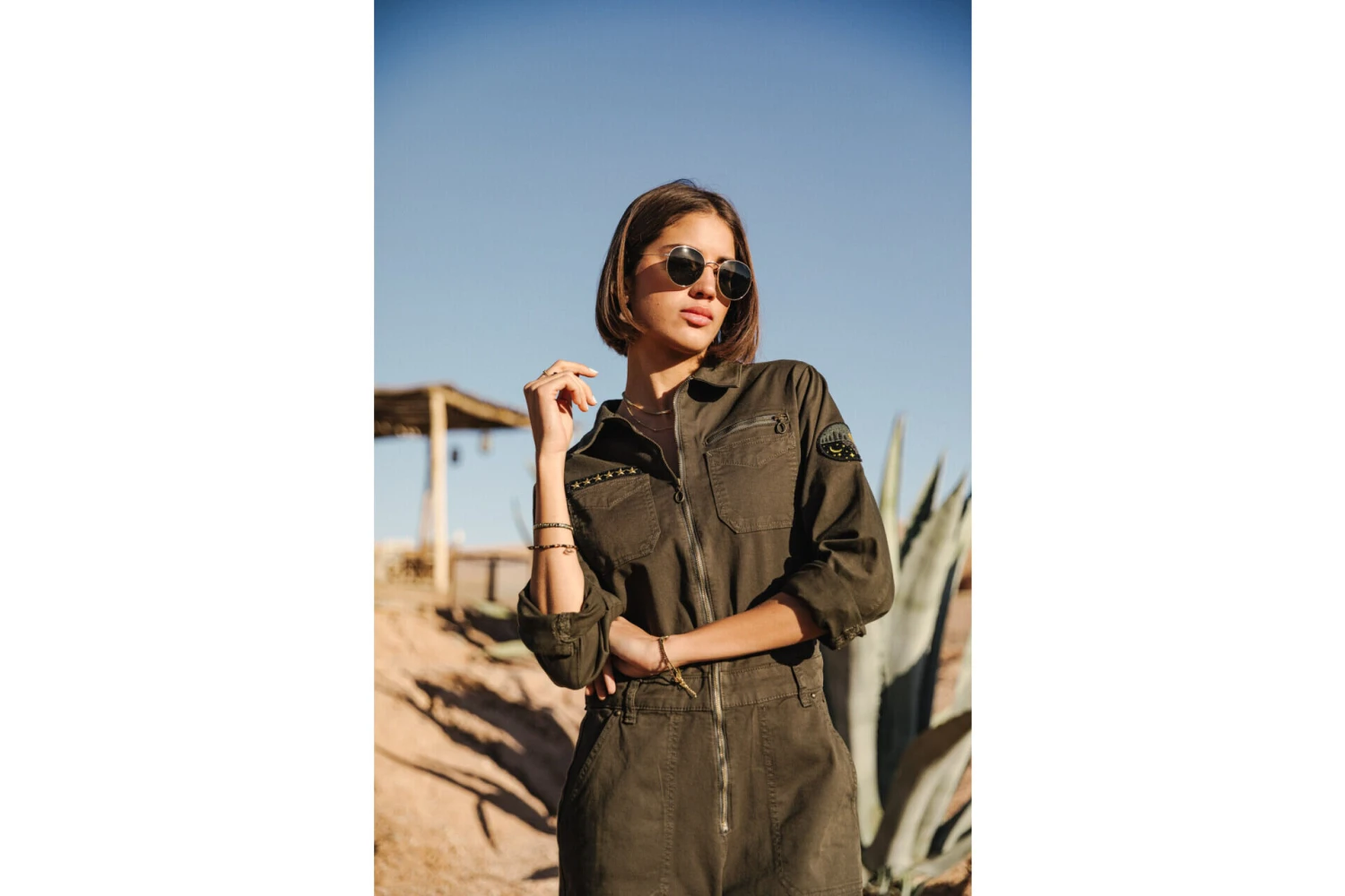 Freeman T. Porter Garance Bootcamp Combinaison Manches Longues Femme, Rosin – Image 12