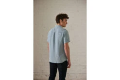 Freeman T. Porter Glenn Cosy Chemise Manches Courtes Homme, Abyss