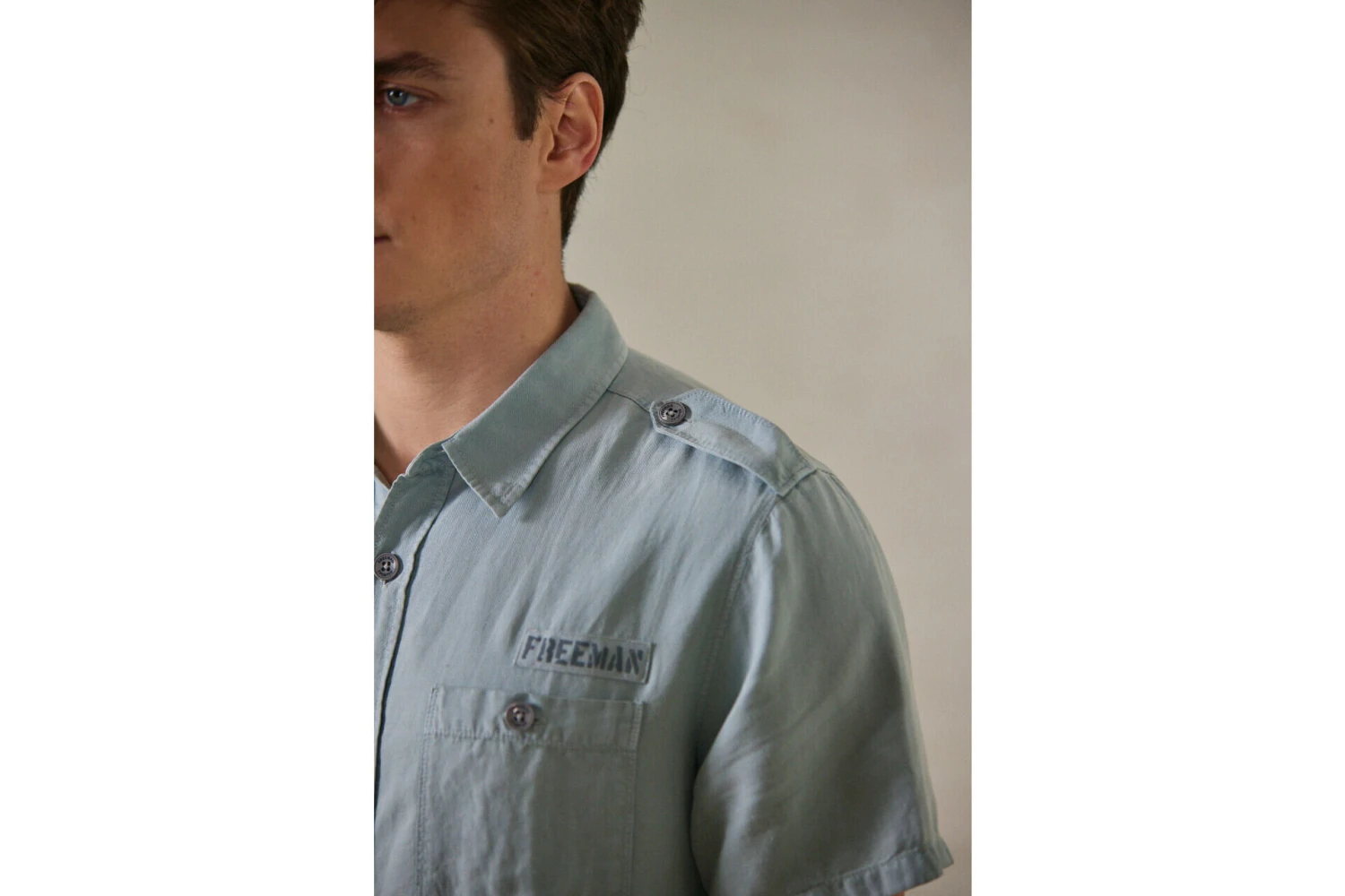 Freeman T. Porter Glenn Cosy Chemise Manches Courtes Homme, Abyss – Image 4