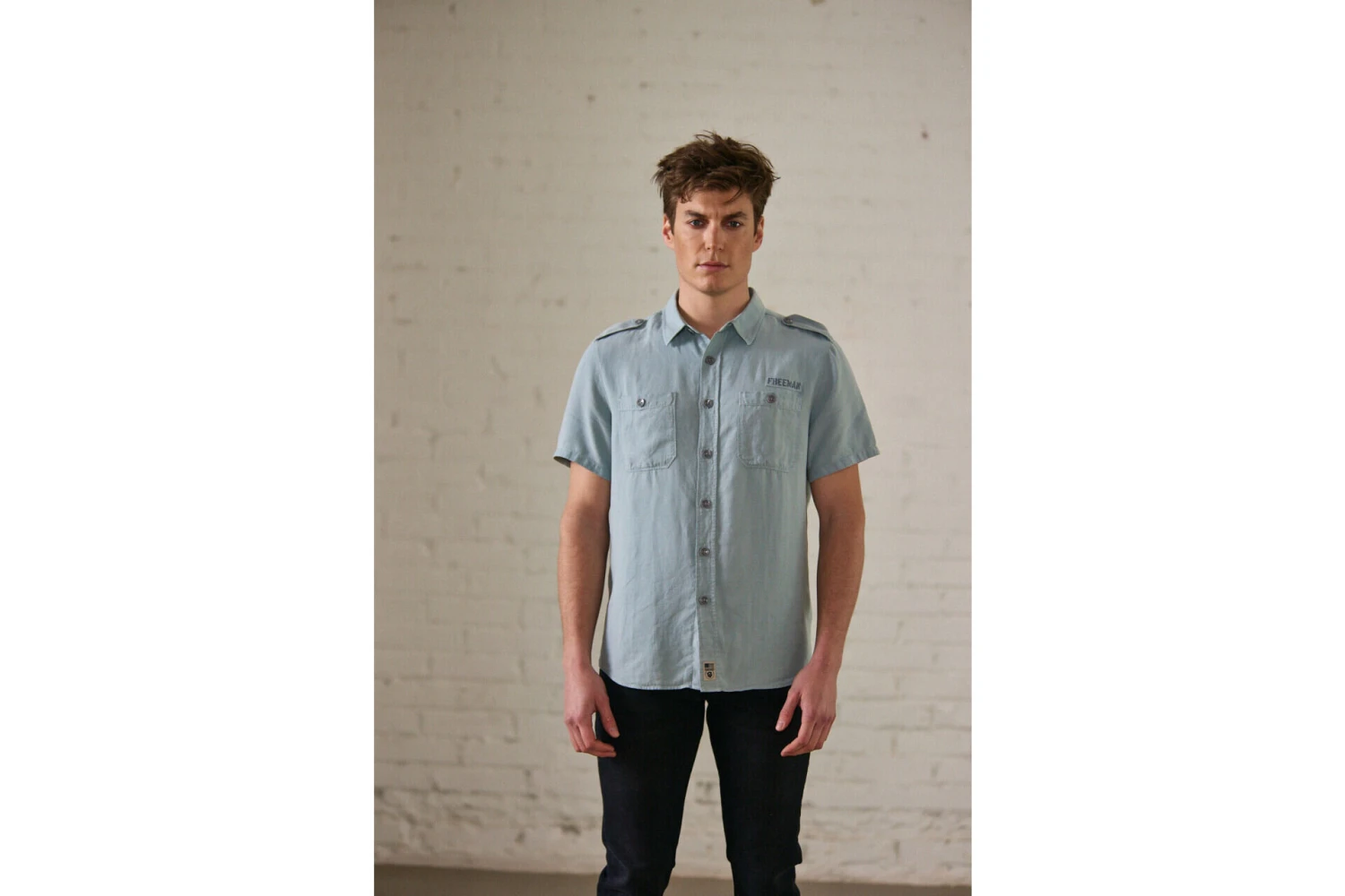 Freeman T. Porter Glenn Cosy Chemise Manches Courtes Homme, Abyss – Image 7