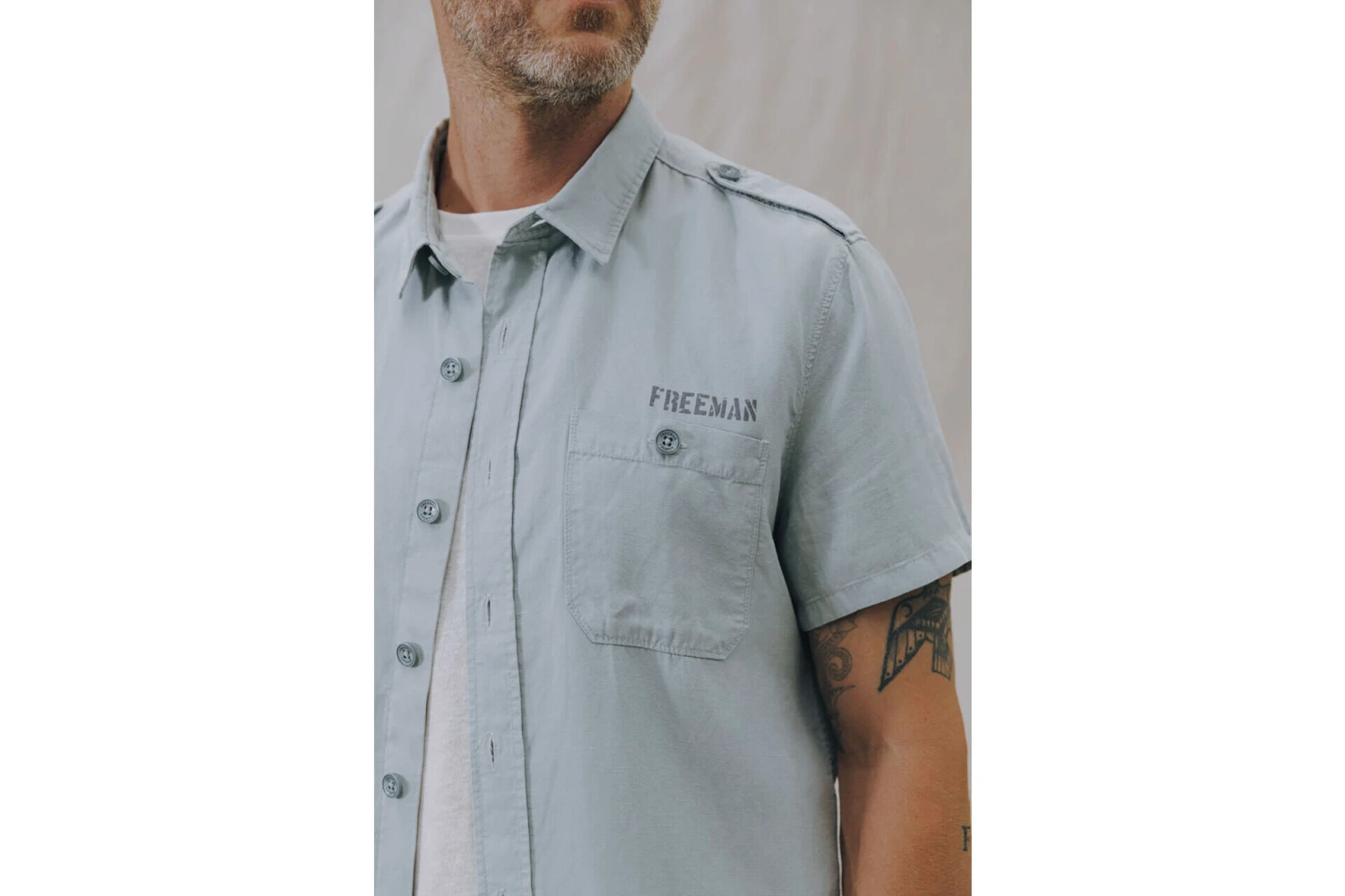 Freeman T. Porter Glenn Cosy Chemise Manches Courtes Homme, Abyss – Image 9