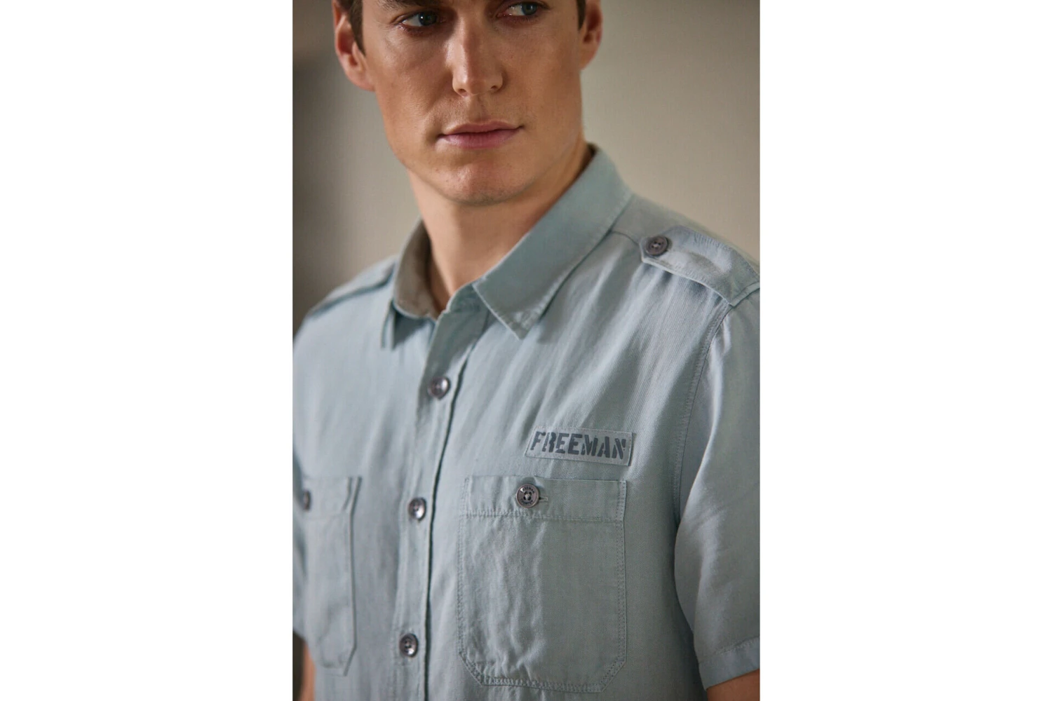 Freeman T. Porter Glenn Cosy Chemise Manches Courtes Homme, Abyss – Image 10