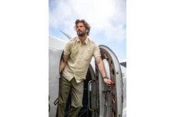 Freeman T. Porter Glenn Cosy Chemise Manches Courtes Homme, Whitecap Gray