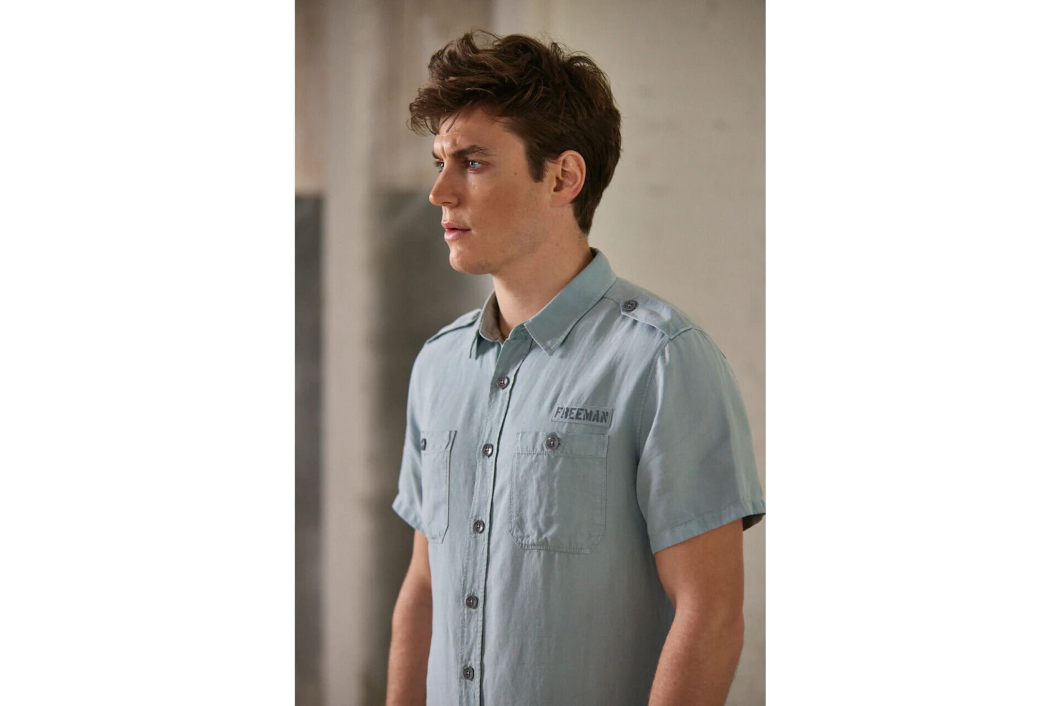 Freeman T. Porter Glenn Cosy Chemise Manches Courtes Homme, Abyss – Image 13