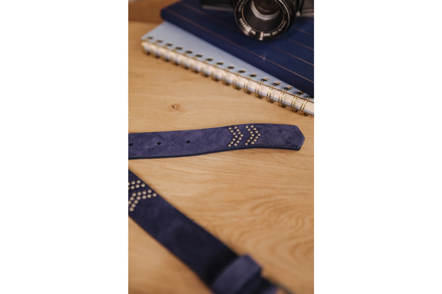 Freeman T. Porter Herringbona Ceinture En Cuir Femme, Cobalt – Image 6