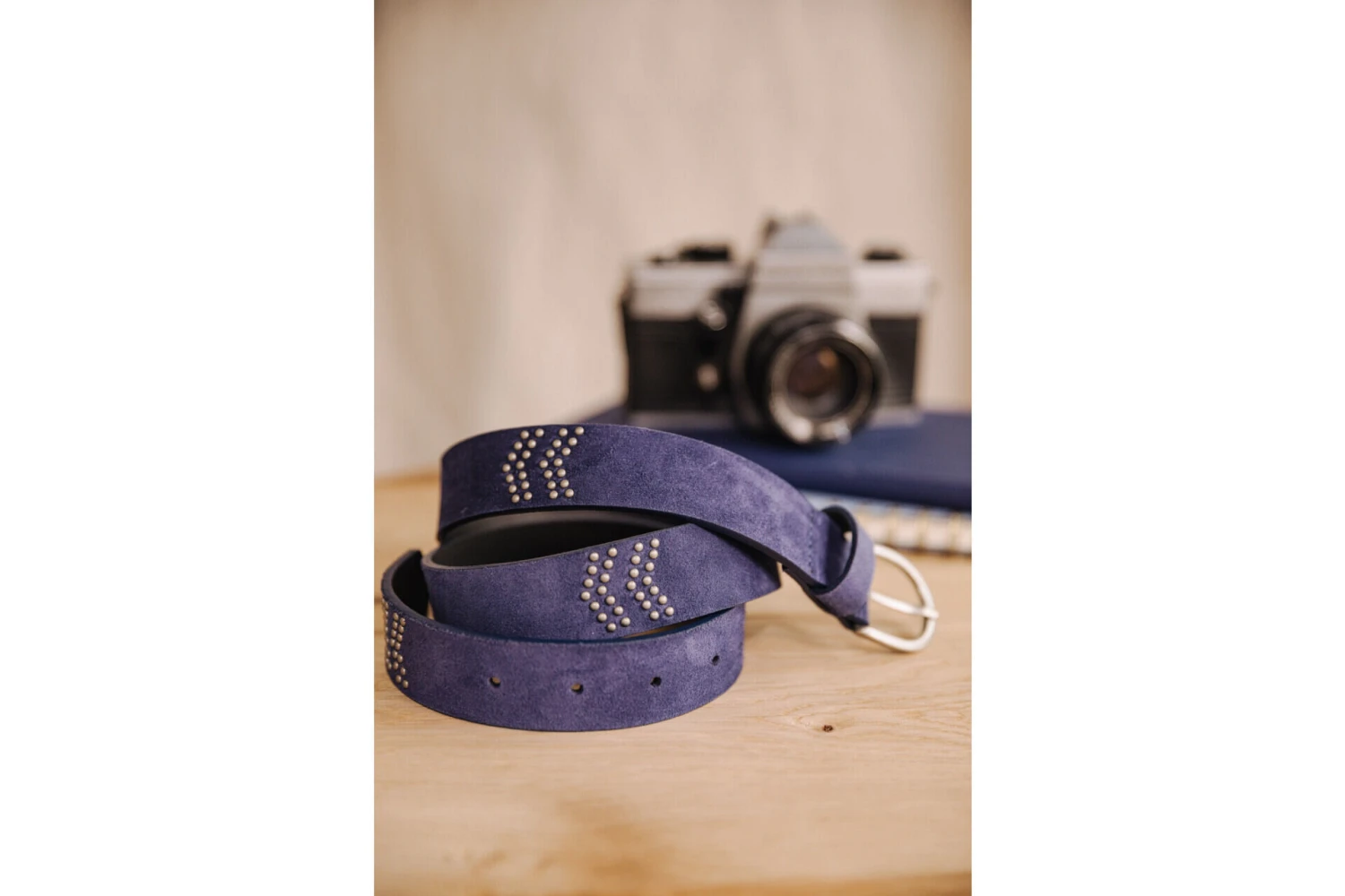 Freeman T. Porter Herringbona Ceinture En Cuir Femme, Cobalt – Image 7