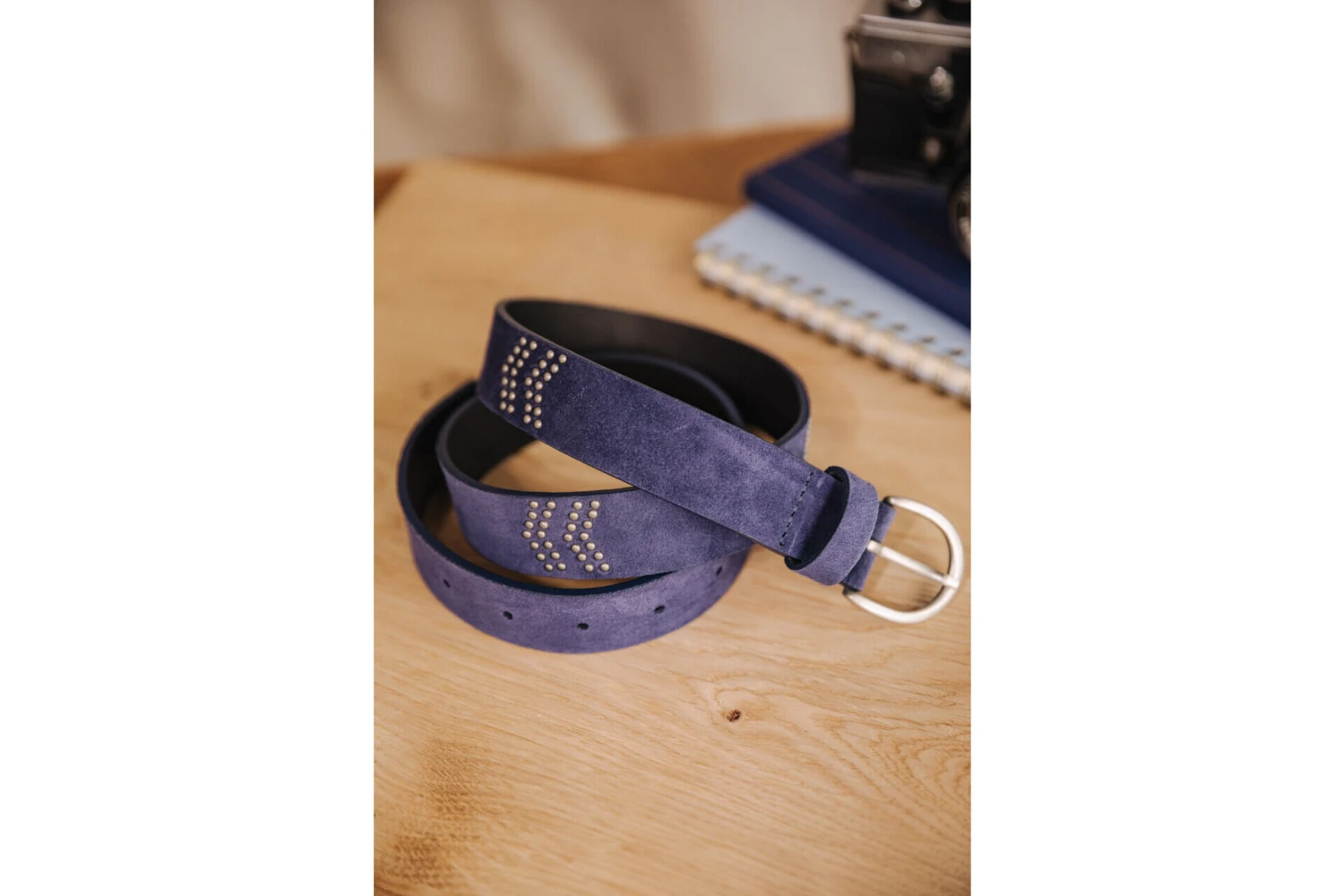 Freeman T. Porter Herringbona Ceinture En Cuir Femme, Cobalt – Image 8