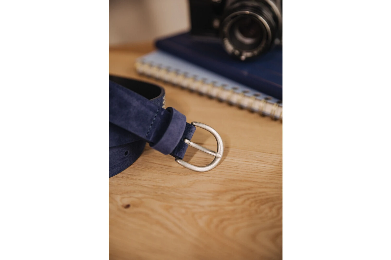 Freeman T. Porter Herringbona Ceinture En Cuir Femme, Cobalt – Image 9