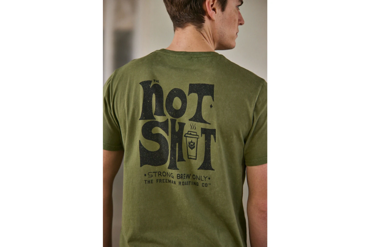 Freeman T. Porter Ivander Hot Shot T-shirt Imprimé Homme, Winter Moss – Image 6