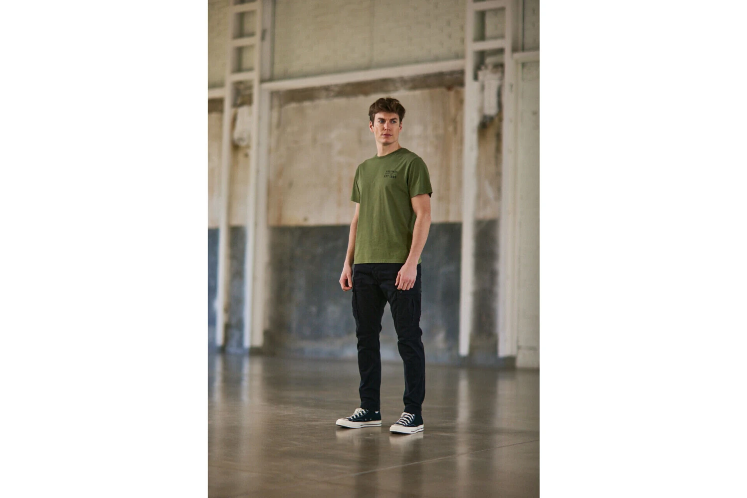 Freeman T. Porter Ivander Hot Shot T-shirt Imprimé Homme, Winter Moss – Image 7