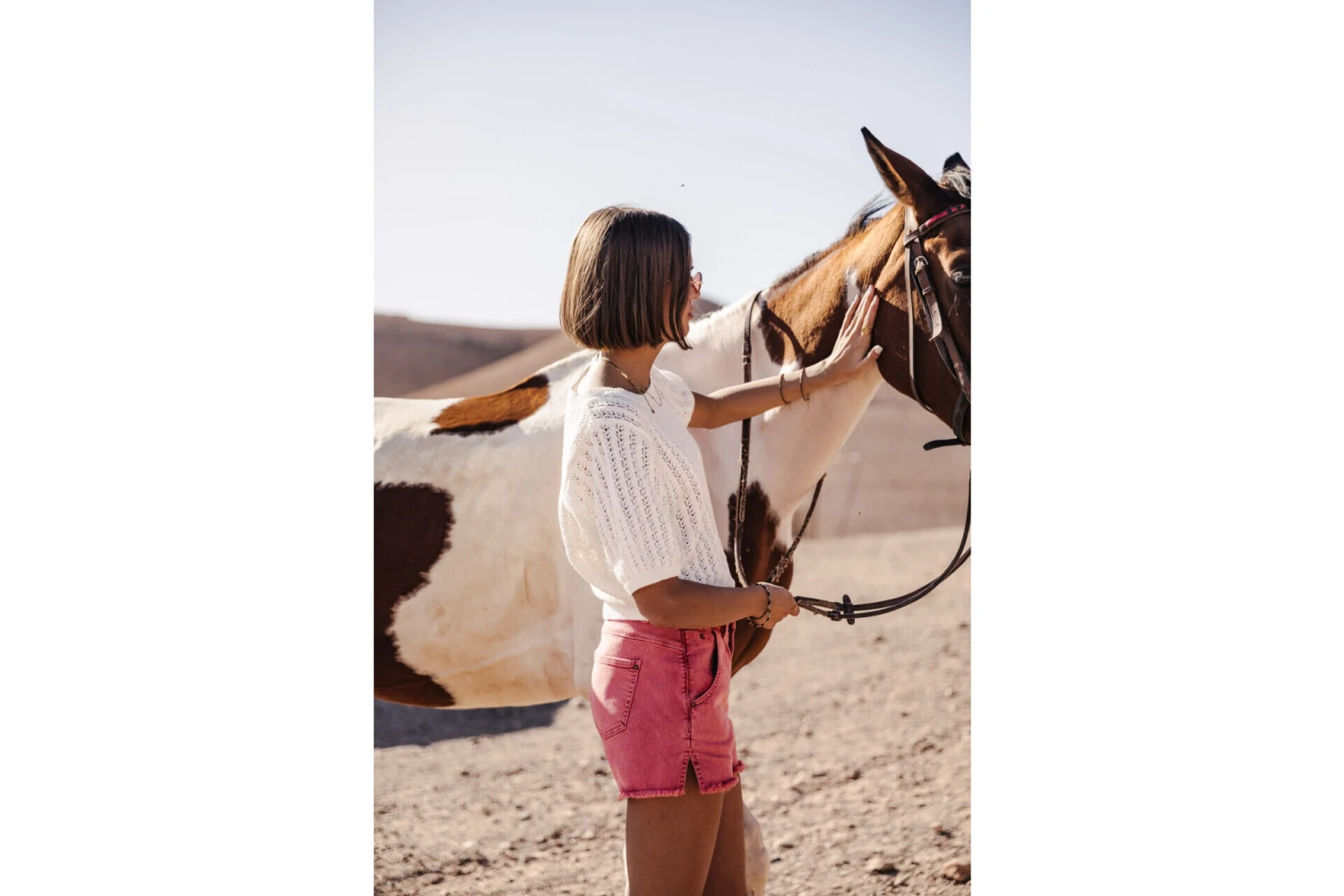 Freeman T. Porter Jade California Short Taille Haute Femme, Salsa – Image 5