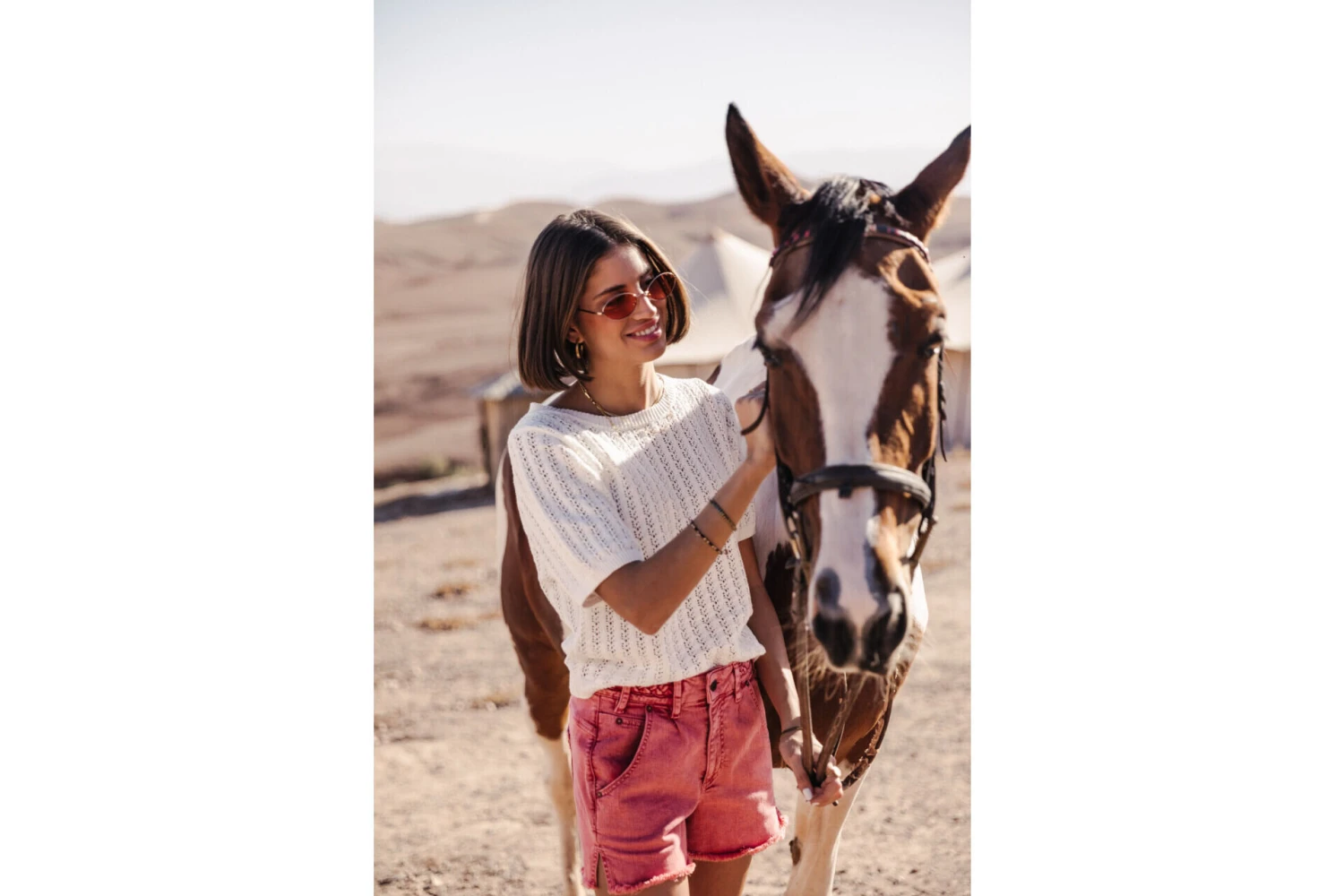 Freeman T. Porter Jade California Short Taille Haute Femme, Salsa – Image 8