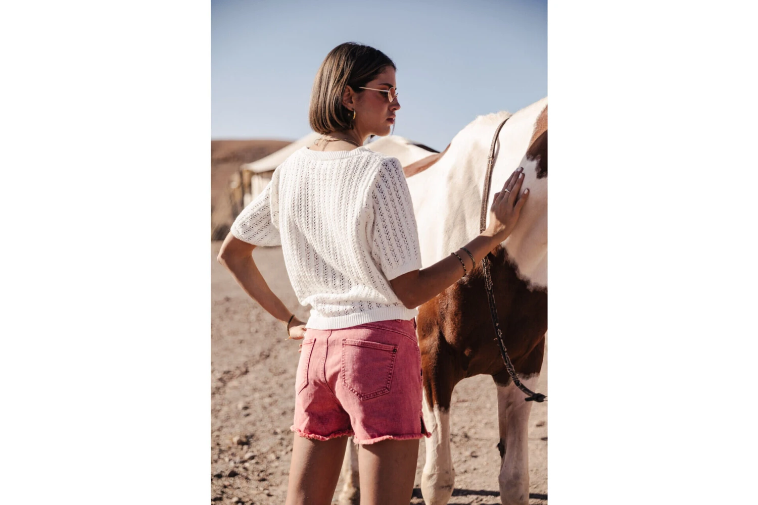 Freeman T. Porter Jade California Short Taille Haute Femme, Salsa – Image 10