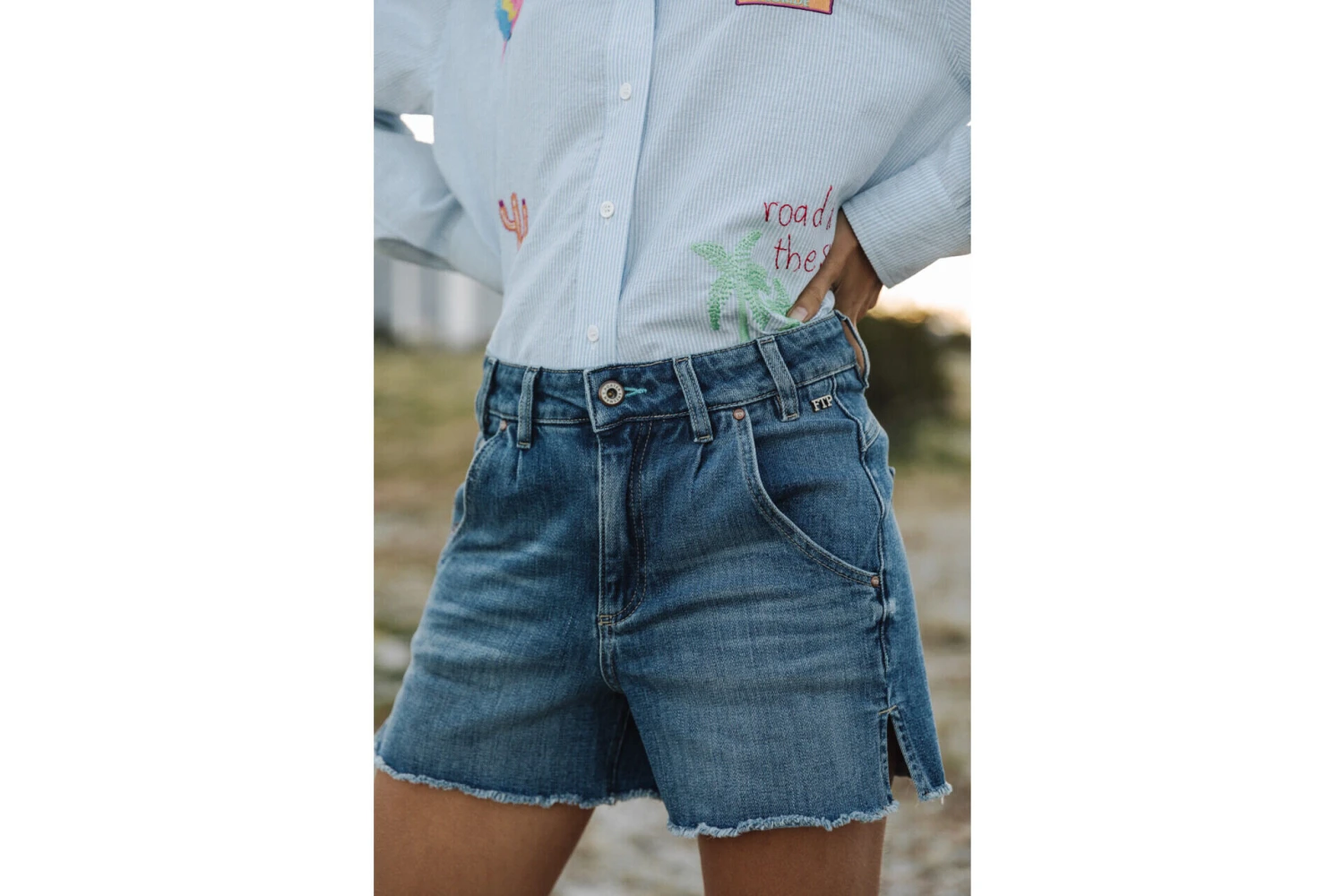 Freeman T. Porter Jade Short Taille Haute Femme, Portofino – Image 12