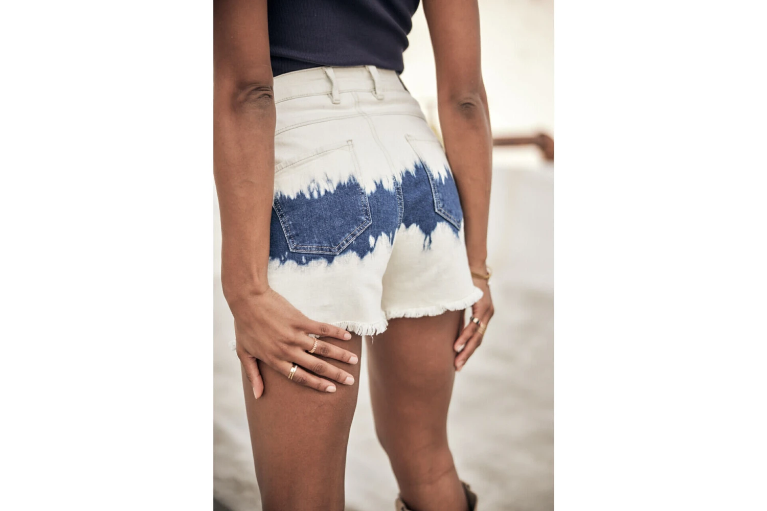 Freeman T. Porter Jade Short Taille Haute Femme, Playa – Image 3