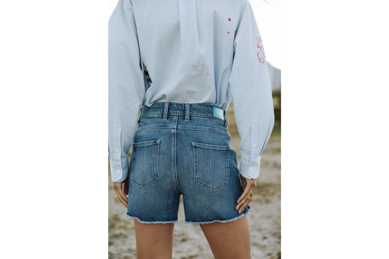 Freeman T. Porter Jade Short Taille Haute Femme, Portofino – Image 3