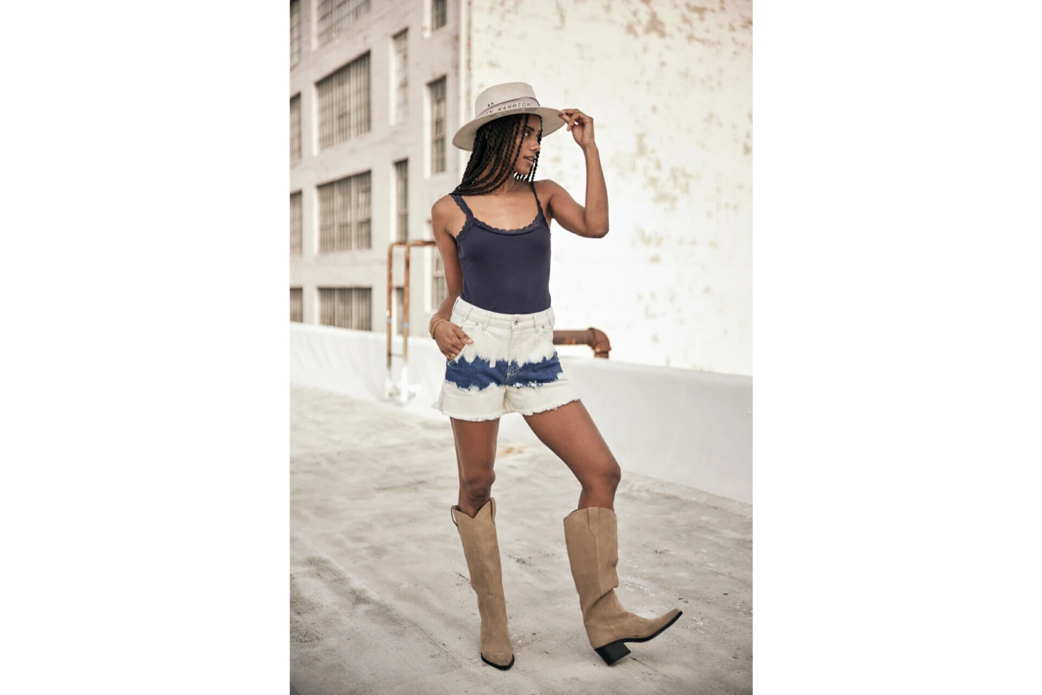 Freeman T. Porter Jade Short Taille Haute Femme, Playa – Image 11