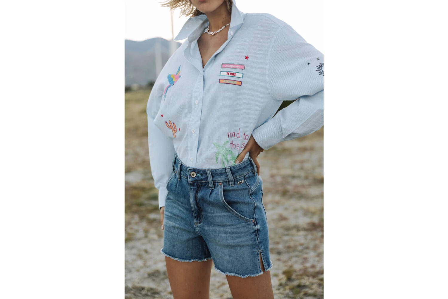 Freeman T. Porter Jade Short Taille Haute Femme, Portofino – Image 6