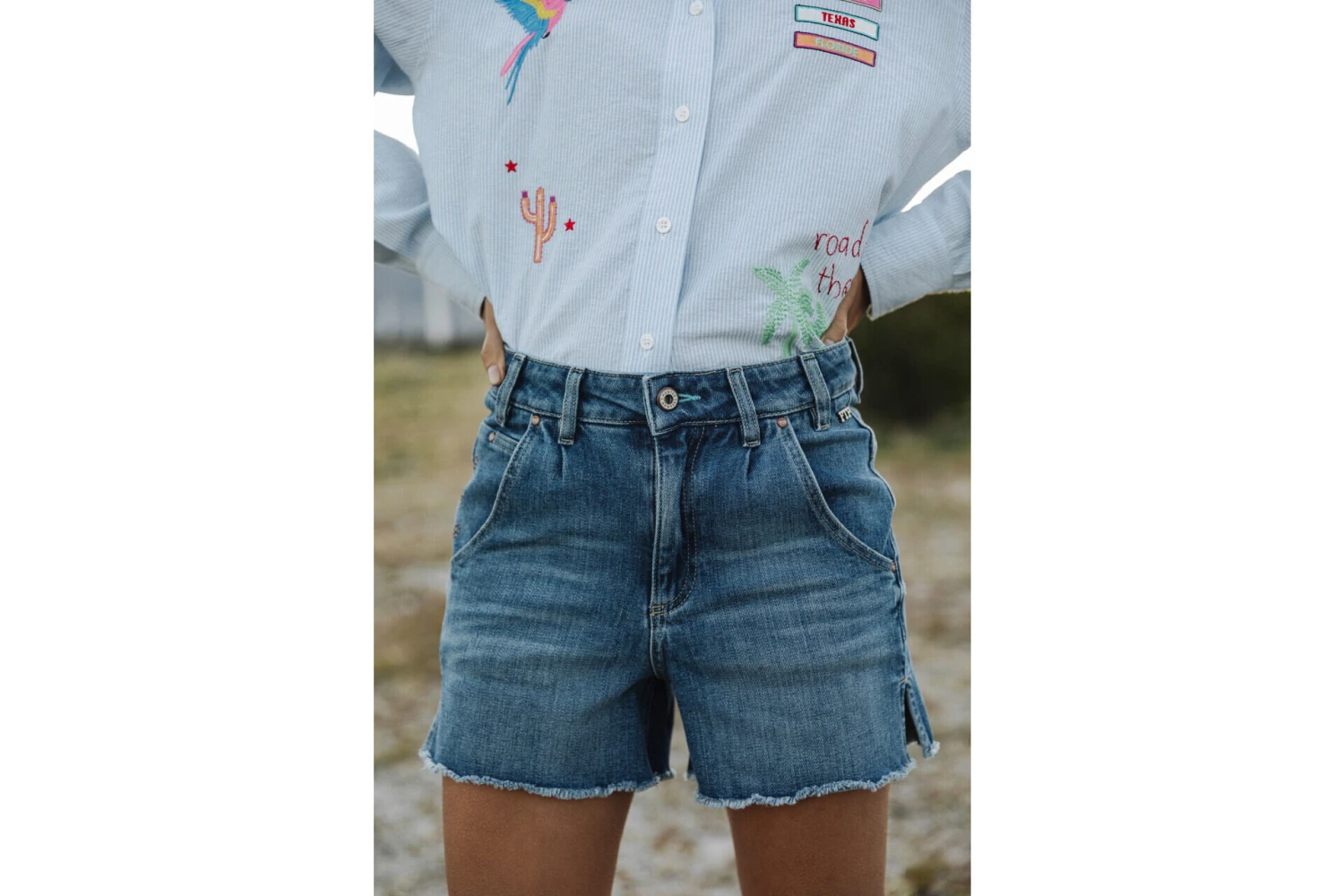 Freeman T. Porter Jade Short Taille Haute Femme, Portofino – Image 7