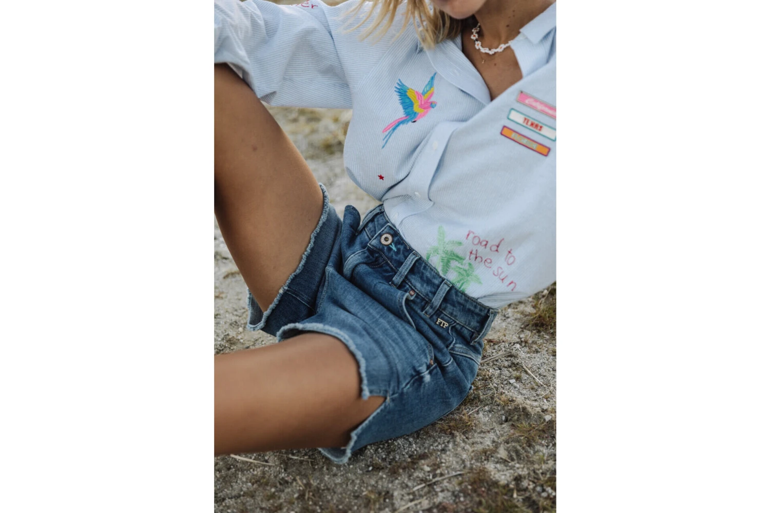 Freeman T. Porter Jade Short Taille Haute Femme, Portofino – Image 8