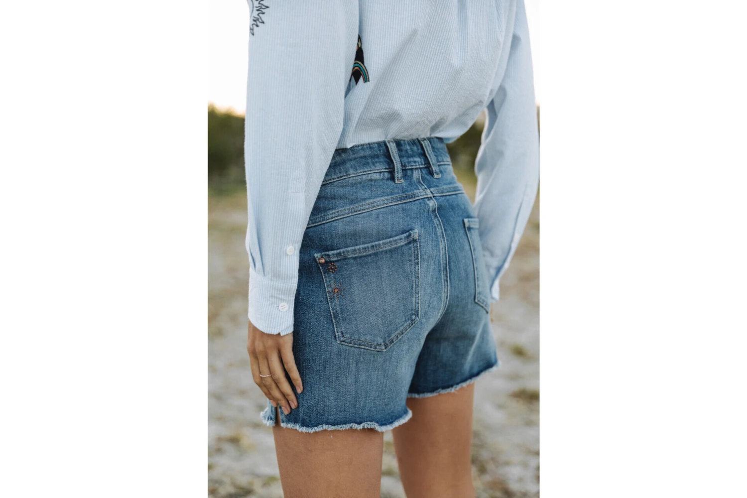 Freeman T. Porter Jade Short Taille Haute Femme, Portofino – Image 9