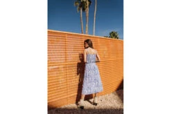 Freeman T. Porter Jaiss Zebrure Jupe Fendue Imprimée Femme, Dazzling Blue