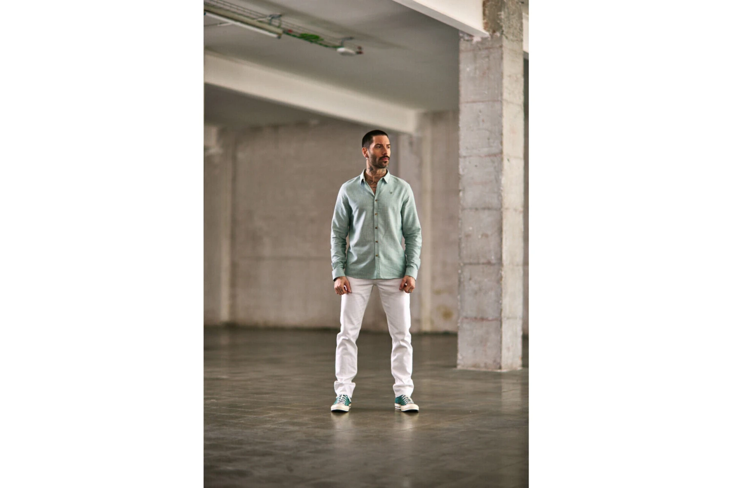 Freeman T. Porter Jimmy Andalousia Jeans Droit AjustĂ© Homme, Off White â Image 7