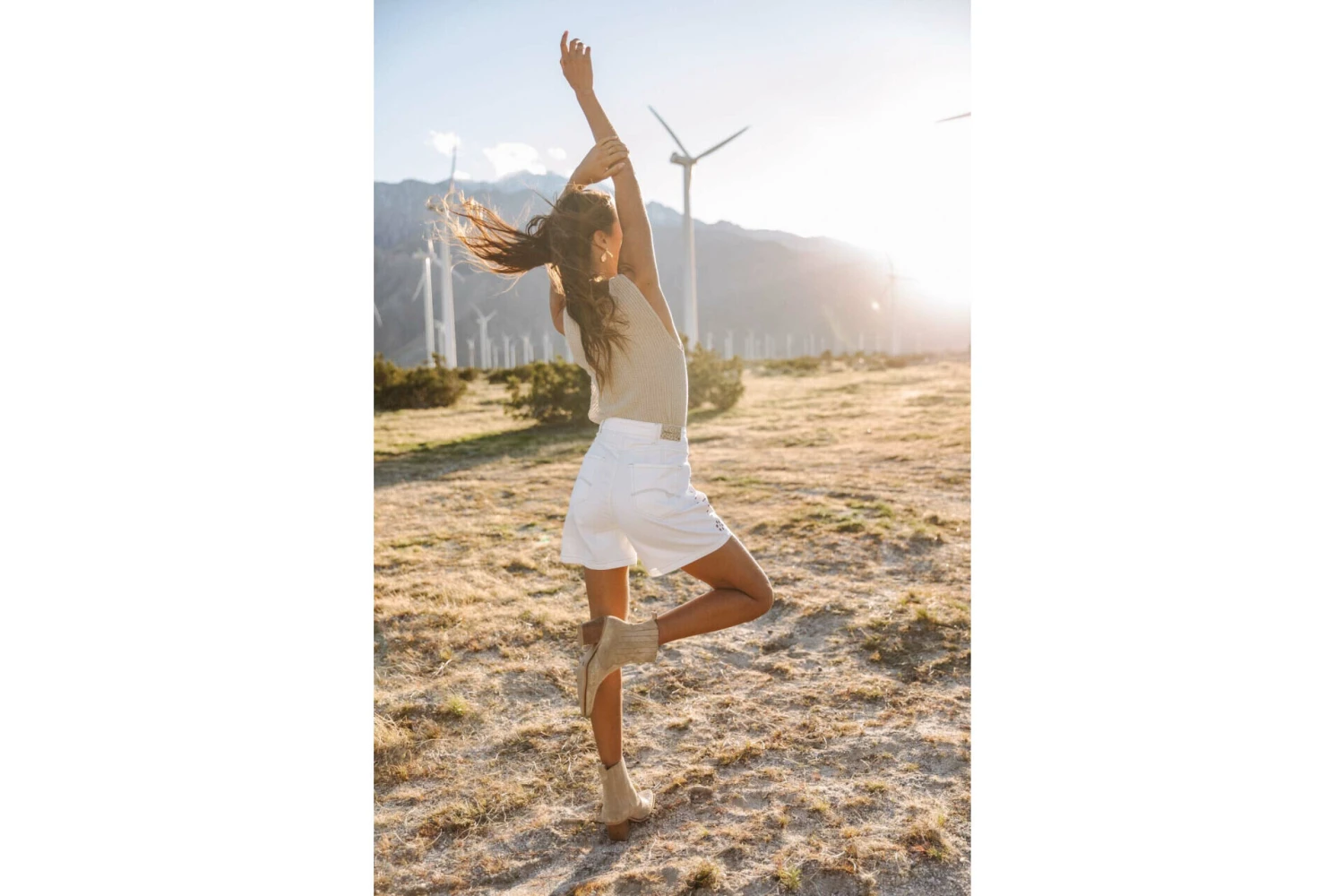 Freeman T. Porter Judy Andalousia Short Coupe Large Femme, Off White – Image 2