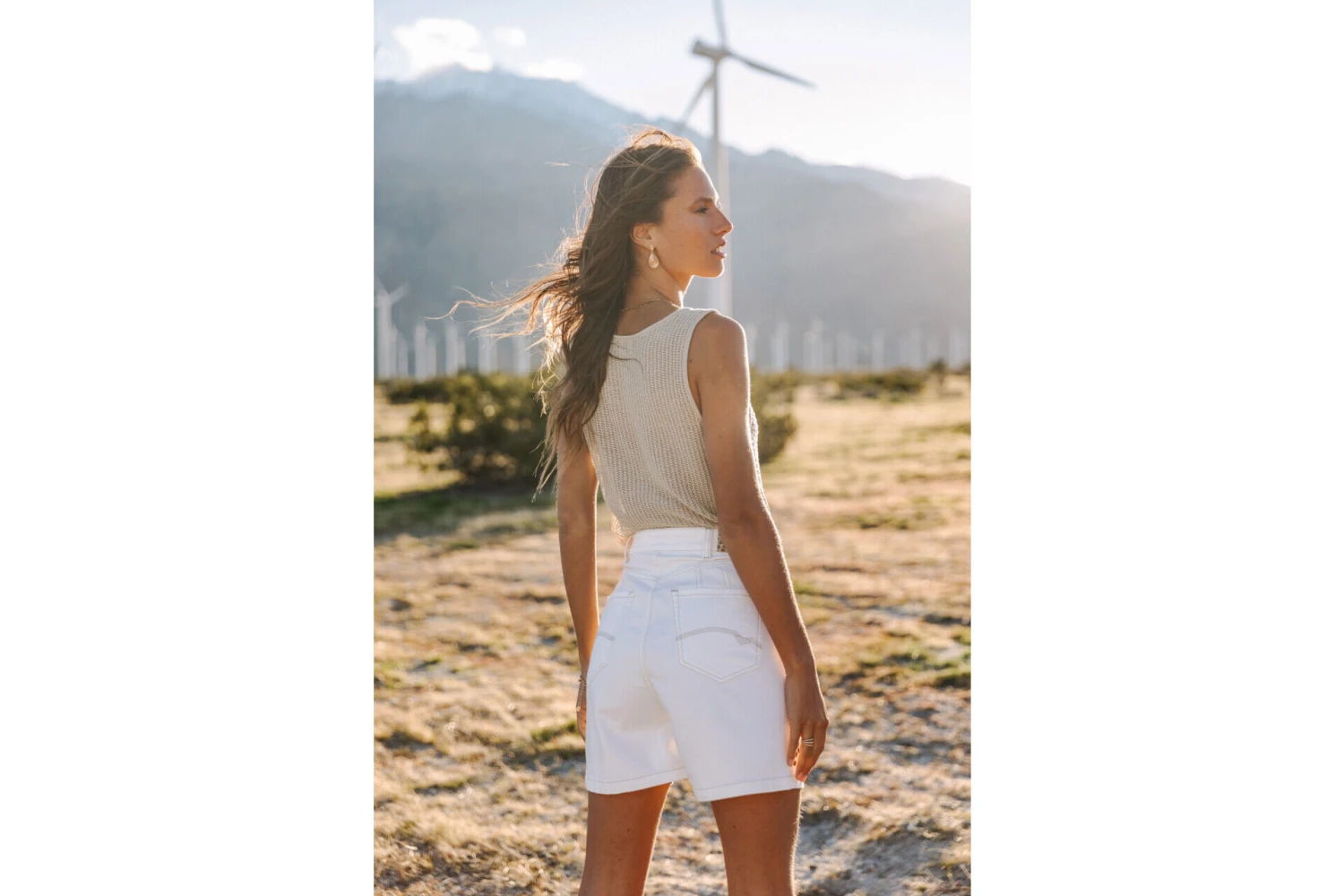 Freeman T. Porter Judy Andalousia Short Coupe Large Femme, Off White – Image 13