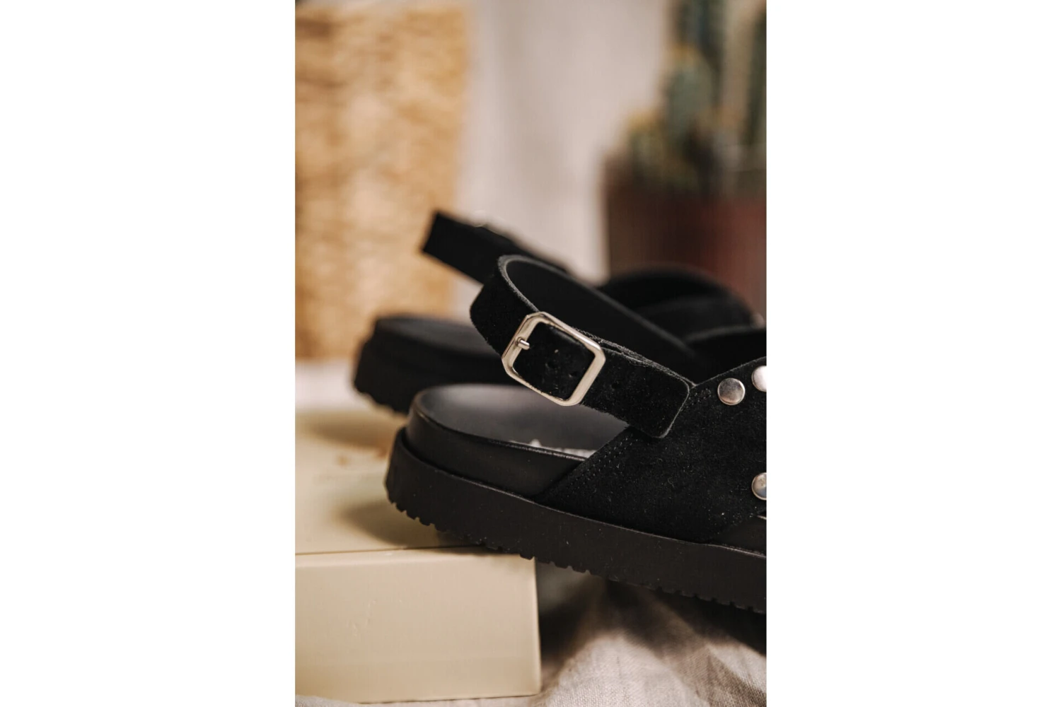 Freeman T. Porter Jule Sandales En Cuir Femme, Black – Image 6