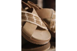 Freeman T. Porter Jule Rope Sandales En Cuir Femme, Natural