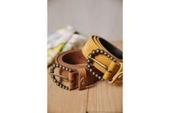 Freeman T. Porter Kalani Ceinture En Cuir Femme, Tobacco Brown