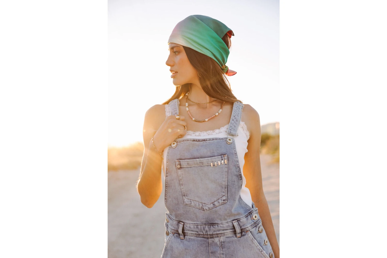 Freeman T. Porter Katalina Salopette Denim Short Femme, Palermo Med – Image 3