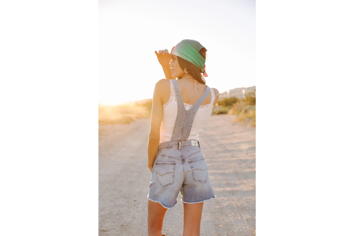 Freeman T. Porter Katalina Salopette Denim Short Femme, Palermo Med