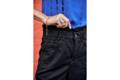 Freeman T. Porter Lara Jazz Pantalon Paper Bag Femme, Black