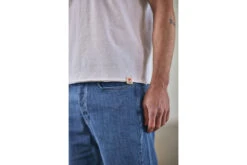 Freeman T. Porter Leandro Kansas T-shirt Col V Homme, Bright White