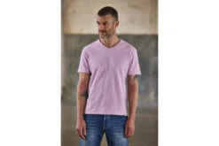 Freeman T. Porter Leandro Kansas T-shirt Col V Homme, Lilac